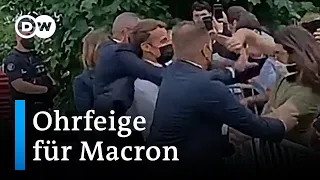 Angriff auf den Präsidenten: Emmanuel Macron erhält eine Ohrfeige | DW Nachrichten