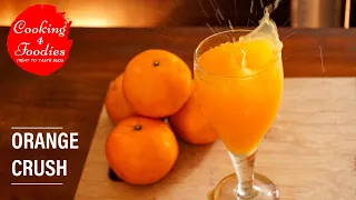 [ENG] Fresh Orange Crush | Orange Juice | Orange Mocktail Recipe | Soothing Fresh Fruit Juice