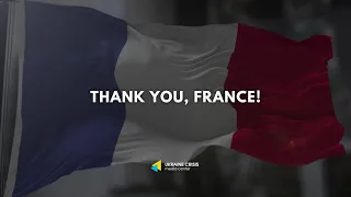 To Our French 🇫🇷  Friends, Ukraine 🇺🇦 Thanks You!