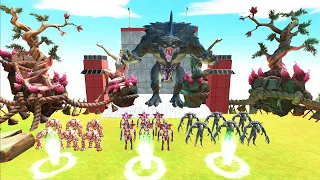 Defend King Titan Against the Attack of Team Titan Speaker Man - Animal Revolt Battle Simulator ARBS