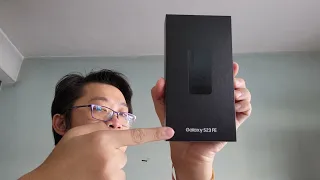 Samsung Galaxy S23 FE (Graphite) Unboxing and Quick Impression