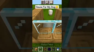 Minecraft House For My Dog 😔 | #shorts
