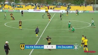 SHARP Elitinė jaunių lyga: ŠSG-FA Šiauliai – FK Žalgiris U17 santrauka