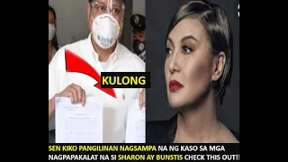 SEN KIKO PANGILINAN NAGSAMPA NA NG KASO SA MGA NAGPAPAKALAT NA BUNTIS ANG ASAWANG SI SHARON