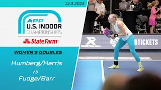 The State Farm 2023 APP U.S. Indoor Championships | Women's Doubles | Humberg/Harris vs. Fudge/Barr