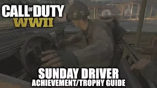 Call of Duty WW2 - Sunday Driver Achievement/Trophy Guide - Mission 4: S.O.E.