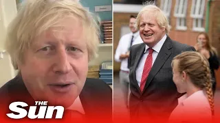 Boris Johnson wants schools to catch up and 'bounce forward' in video address