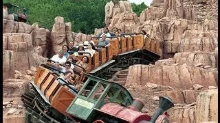 Magic Kingdom Big Thunder Mountain Railroad New Interactive Queue and POV Ride Walt Disney World