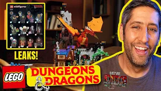 LEGO DONJONS ET DRAGONS, LEAKS DE LA SERIE DE FIG, DIORAMA LEGO GOTHAM CITY! DU LOURD CHEZ LEGO!