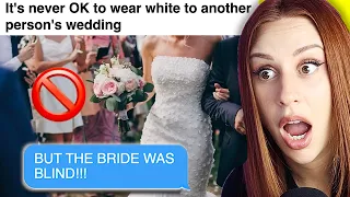 AITA For Wearing White To My Blind Cousin's Wedding? - REACTION
