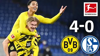 Haaland's Brace & BVB Derby Win | FC Schalke 04 - Borussia Dortmund | 4-0 | Highlights | MD 22