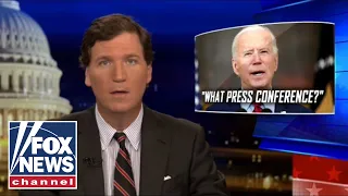 Tucker analyzes Biden's 'slow and painful' press conference