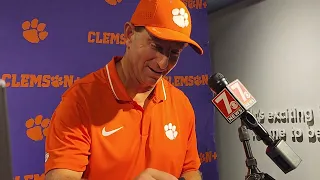 Miami 28, Clemson 20 2OT: Dabo Swinney on overtime loss to Miami