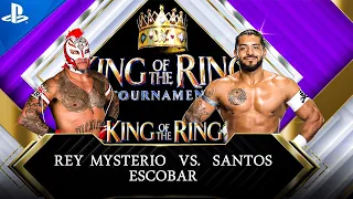 WWE 2K23 - Rey Mysterio Vs Santos Escobar - King Of The Ring PS4™ [4K60]
