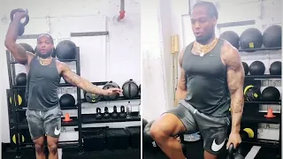 Derrick henry explosive gym workouts during the off season | nfl