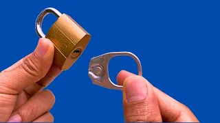 Open Any Lock without a Key. Surprising way to unlock
