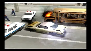 High speed chase of a 1972 Oldsmobile 442 car in Chicago in Driver 2 - Part 7