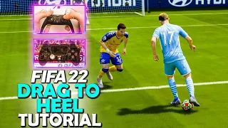 One of the BEST SKILL MOVES for CUTTING INSIDE in FIFA 22 | DRAG TO HEEL TUTORIAL | FIFA 22 TUTORIAL