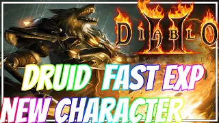 D2R NEW CHARACTER DRUID LEVELING GUIDE