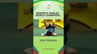 What a moment for Sun Yingsha 👏👏👏  #ITTFWorlds2023 #Durban2023