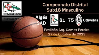 Sub18 M Algés SAD - Odivelas