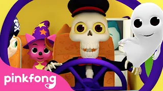 Wheels on the 🎃Halloween Bus and more! | Compilation | Halloween Songs | Pinkfong Baby Shark