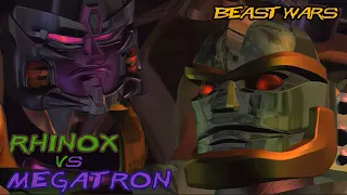 Beast Wars - Rhinox vs Megatron Compilation