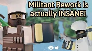 TRYING REWORKED MILITANT + ROCKETEER | Tower Defense Simulator