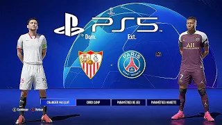 FIFA 21 PS5 PSG - SEVILLA FC | MOD Ultimate Difficulty Career Mode HDR Next Gen