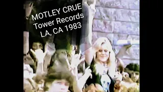 Motley Crue Tower Records, Covina CA 1983