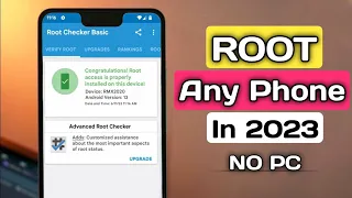 Root Any Android Device in 2023 |How To Root Android 13 | Root Any Phone | Root Android Phone No PC