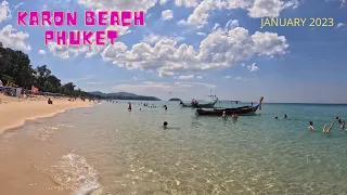 PHUKET KARON BEACH 4K-JANUARY 2023-FANTASTIC DAY!!!