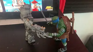 TMNT Stop Motion - Turtles vs Shredder (Movie Scene)