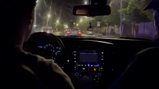 POV: you're passanger in lexus isf and drifting with m5 e60 at rainy night