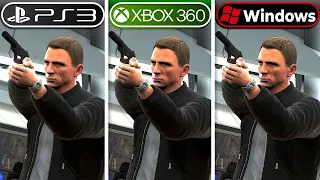 James Bond 007 Blood Stone | PS3 vs Xbox 360 vs PC | Graphics Comparison