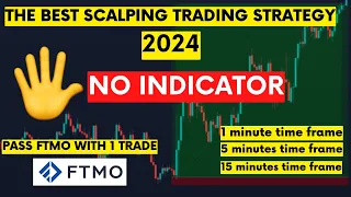 The Best Scalping Trading Strategy 2023- No indicator 80% win rate For Day Trading Forex & Indices