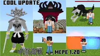 Jujutsu Kaisen Addon For Minecraft pe 1.20 | jujutsu kaisen addon mcpe | anime addon mcpe 1.20