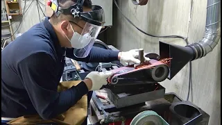 Korean Modern Blacksmith’s Process of Making High End Sashimi Knife