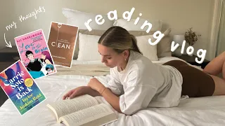 weekly reading vlog - I read 4 books & here's my thoughts