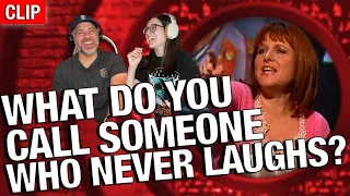 QI - What Do You Call Someone Who Doesn’t Laugh? REACTION