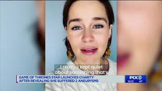 `Game of Thrones` actress Emilia Clarke says she's had 2 aneurysms