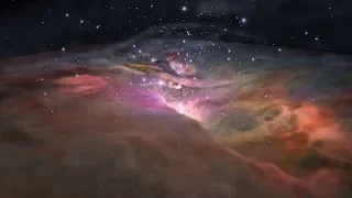 Flight Through the Orion Nebula in Visible Light