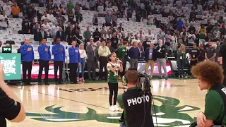 Liamani- National Anthem Bucks vs Raptors 2019 Game 1