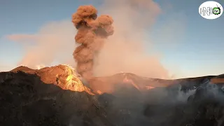 Etna volcano eruption, Italy (2 October 2019)