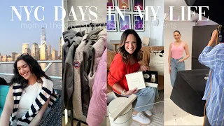 VLOG: days in my life in NYC! mom in NYC, shopping, cooking + going out and about in the city