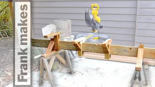 Making A Miter Saw Stand