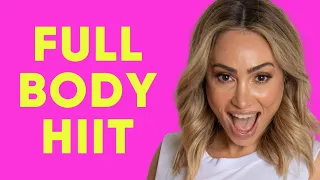 20 Minute SWEATY Full Body Cardio HIIT Workout with Warm Up | Gina B