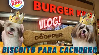 Compramos o DOGPPER do BURGUER KING para nossos SHIH TZUS