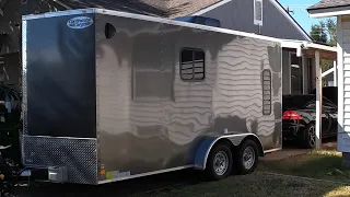 Cargo Camper toy hauler conversion