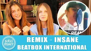 Girls React. REMIX 🇿🇦   INSANE. React to beatbox.